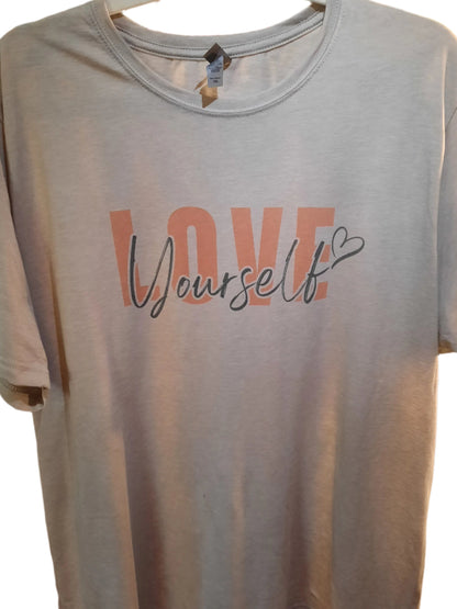 Love Yourself TShirt - Vintage Gray