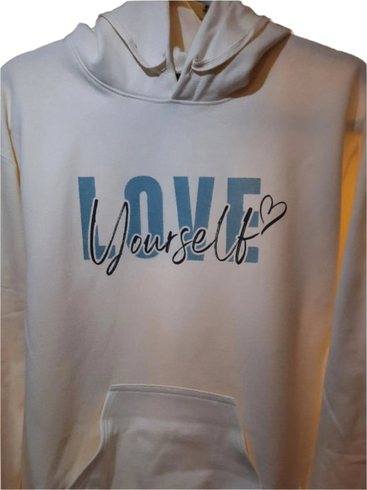 Love Yourself Hoodies - Dark Teal