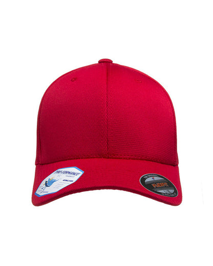 TC Titan Flexfit, Cool & Dry, Red Embroidered Hat - Customizable