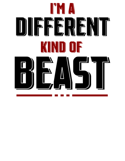 Different Kinda Beast Vintage TShirt - Washed Gray